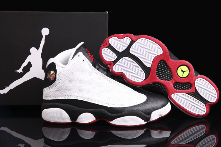 Air Jordan 13 Women Shoes Aaa Black/White Online